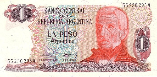 Argentine artist paints on inflation-hit bank notes