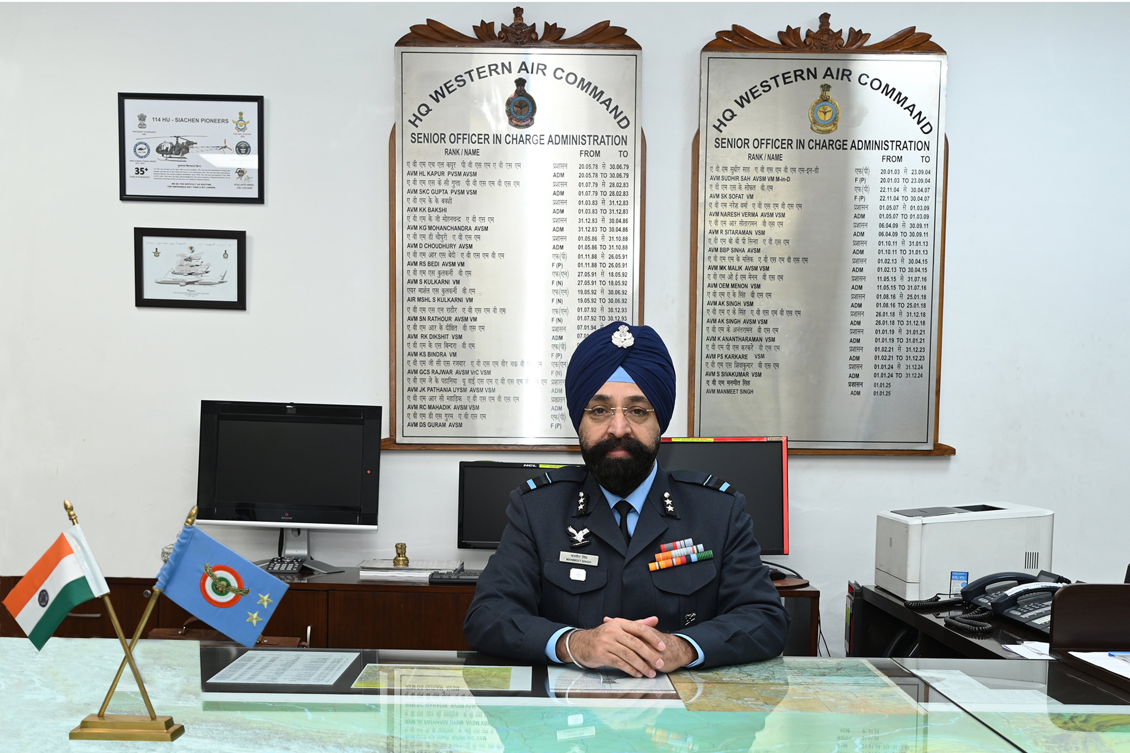 Air Vice Marshal Manmeet Singh Takes Charge as Senior Officer-in-Charge Administration, Western Air Command

