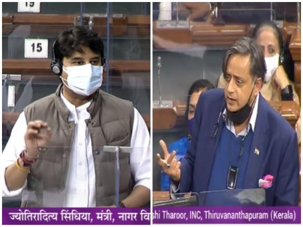 Lok Sabha: Verbal spat between Jyotiraditya Scindia, Shashi Tharoor over 'Hindi'