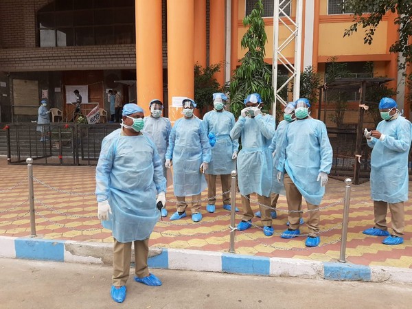  Telangana: Police deployed at Gandhi Hospital, Hyderabad following attack on a doctor