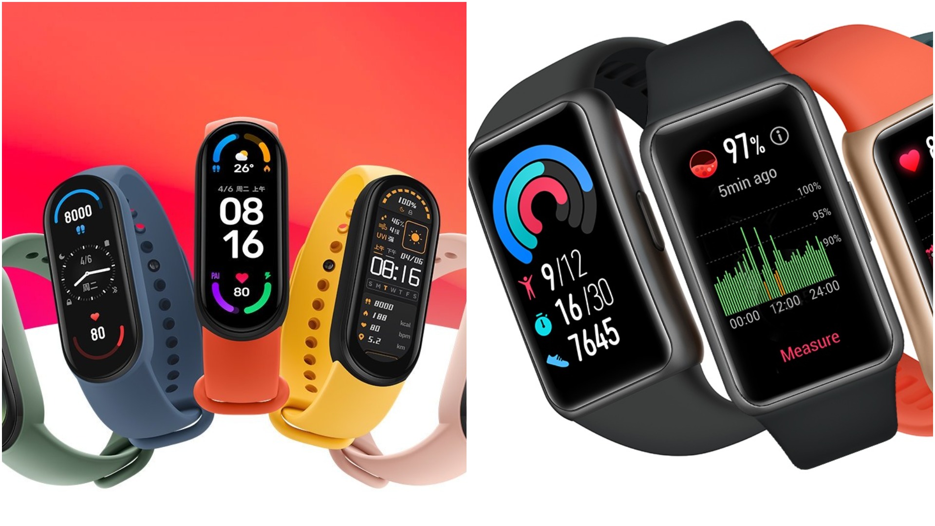 Huawei Band 6 vs Xiaomi Mi Band 6: Which is better?