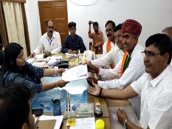 LS polls: Rajasthan BJP's Lumbaram Choudhary files nomination from Jalore against Ashok Gehlot's son