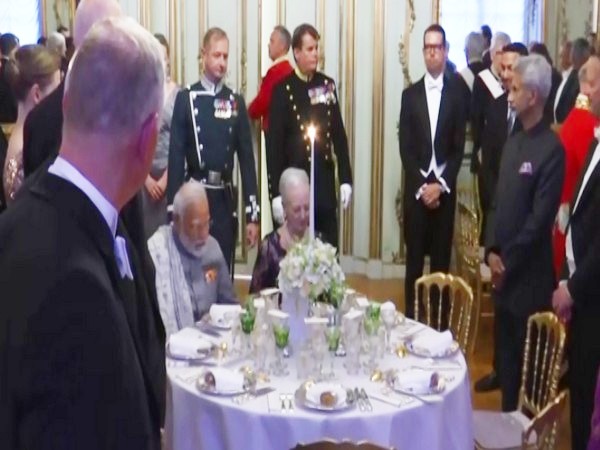 PM Modi attends dinner at Danish monarch's palace