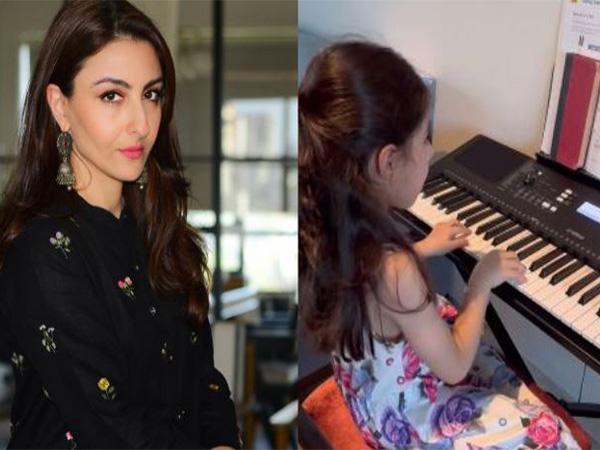 Soha Ali Khan shares glimpse of daughter Inaaya's piano session 