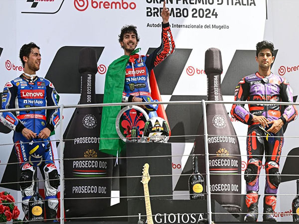 Francesco Bagnaia Dominates Dutch Motorcycle GP Sprint