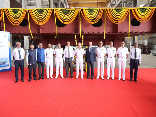 Tamil Nadu: Keel laying ceremony of Second Cadet Training ships held at Kattupalli shipyard