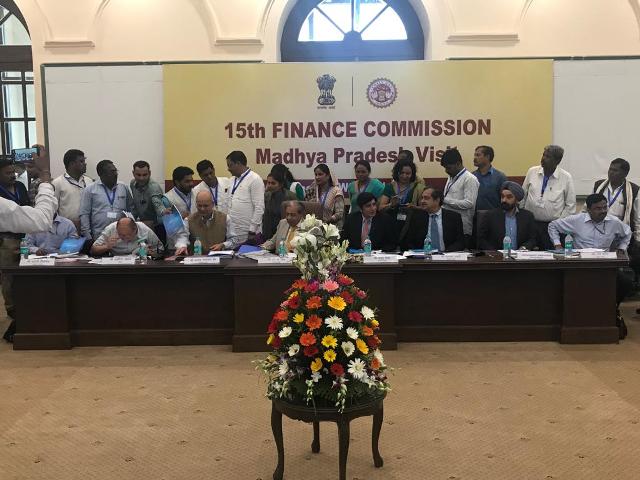Representatives of 22 PRIs of Madhya Pradesh attend meeting with Finance Commission