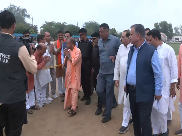UP CM Yogi arrives in Hathras to meet victims of stampede incident 