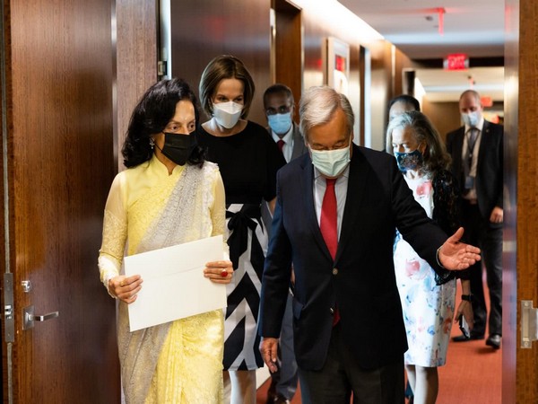 Indian Ambassador to UN presents credentials to UN chief Antonio Guterres