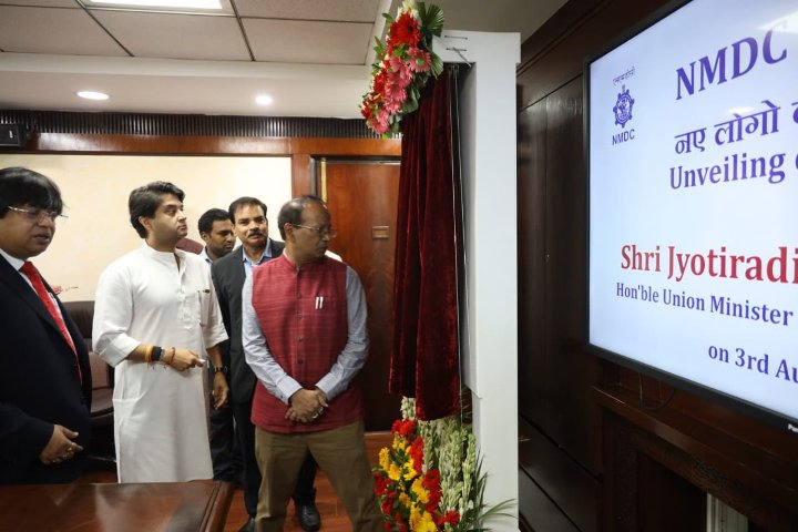  NMDC's new logo represents how India's all set for mining at a global scale: JM. Scindia 