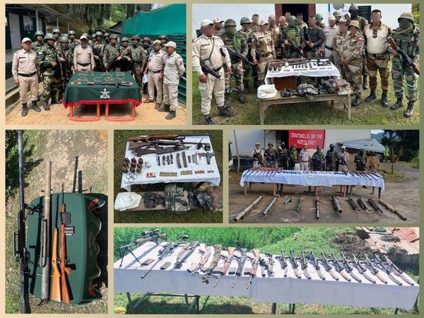 Assam Rifles and Manipur Police Seize Over 50 Weapons in Joint Operation