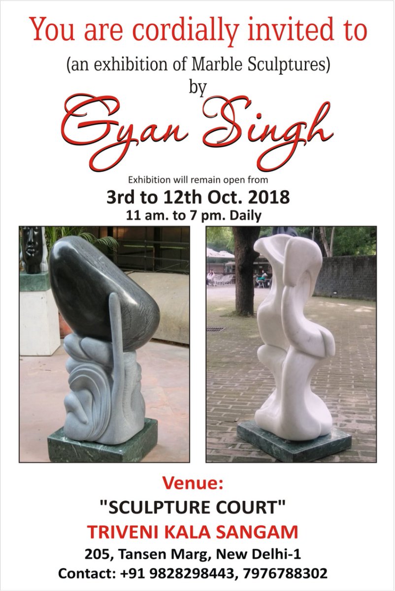 'Sculpture Court' exhibition displays 38 works of Gyan Singh