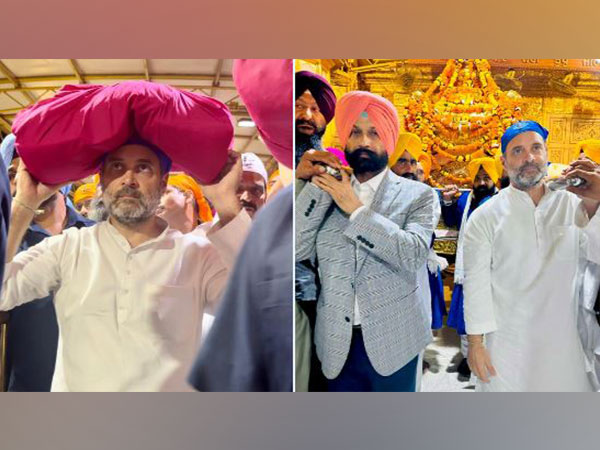 Rahul Gandhi offers ‘Sewa’ at Golden Temple for second day