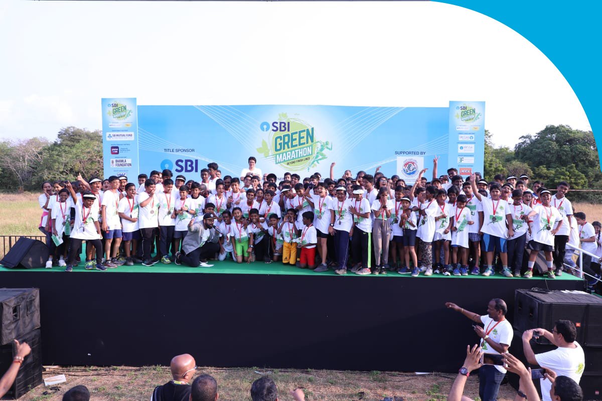 Over 2,000 people take part in SBI Green Marathon