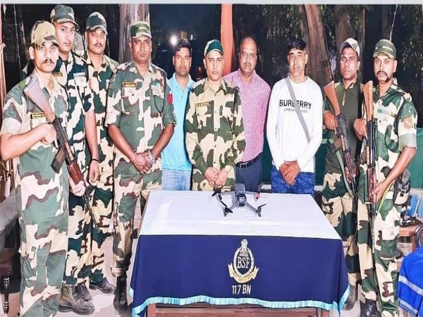 BSF Troops Recover Drone Smuggling Suspects at Amritsar Border