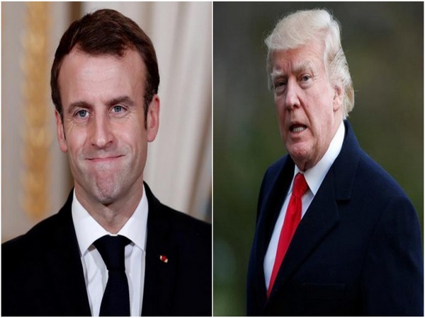 Trump barrels into NATO summit, insults French president