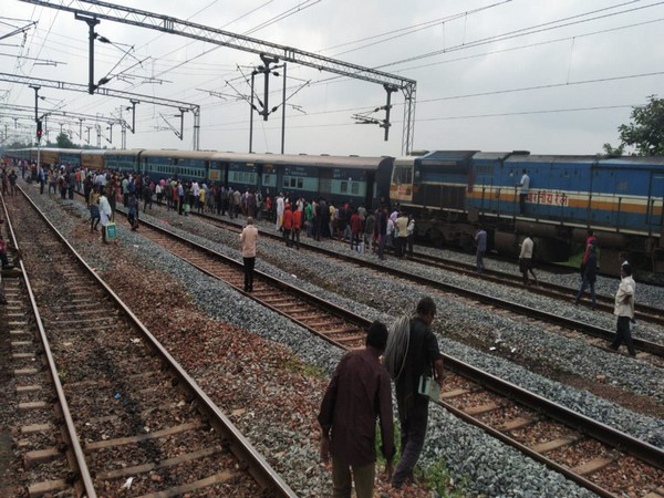 Andhra Pradesh: Train derails at Railway Koduru station