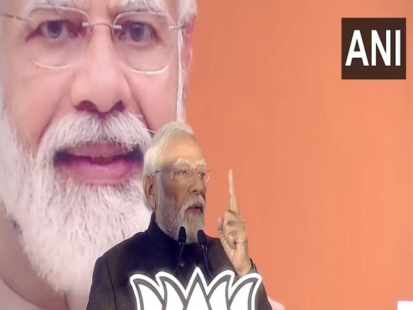 "Idea of 'sabka saath, sabka vikas' has won today": PM Modi at BJP central office after party's victory in three states  