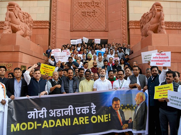 Parliament Protests: INDIA Bloc Demands JPC Investigation into Adani Indictment