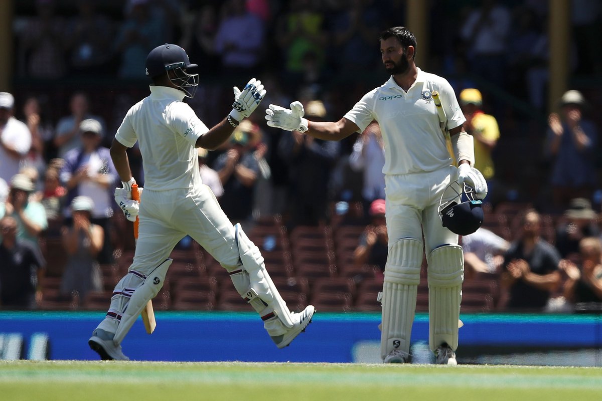 India post healthy 491/6 at Tea on Day 2 of Fourth Test vs Australia