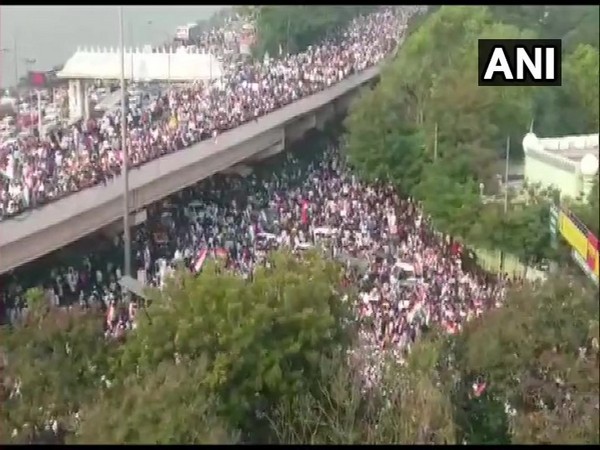 People in large numbers protest against CAA, NRC and NPR in Hyderabad