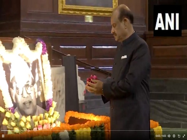 Lok Sabha Speaker Om Birla pays tribute to former Speaker MA Ayyangar on his birth anniversary