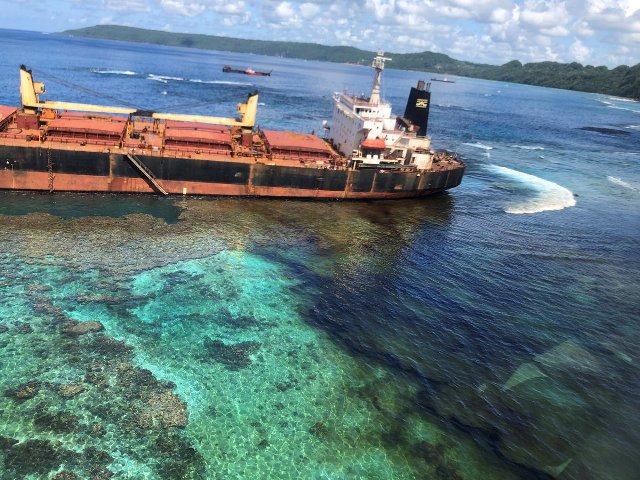About 100 tonnes of oil spill in Solomon Islands, experts sent for recovery of ship 