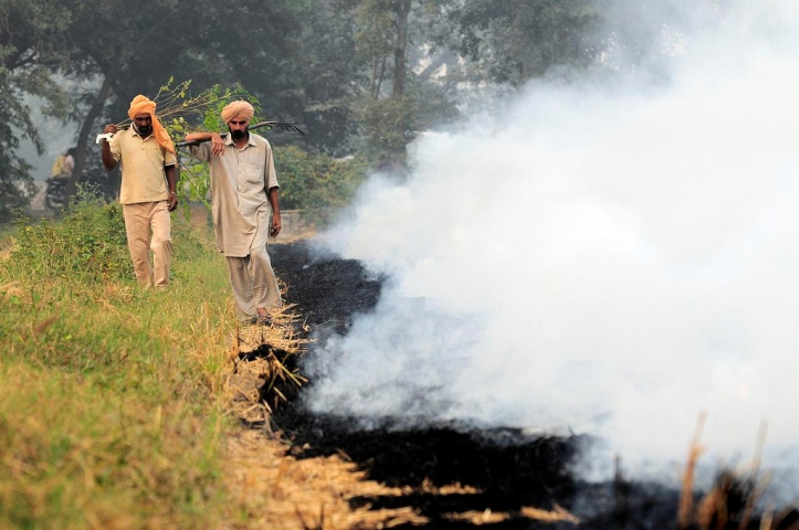 Even as AQI deteriorates, farmers continue to burn stubble in their farms