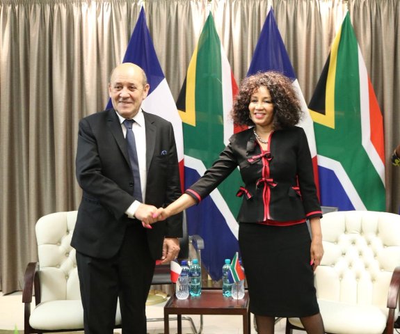 Minister Jean-Yves Le Drian visiting South Africa from February 28 to March 2