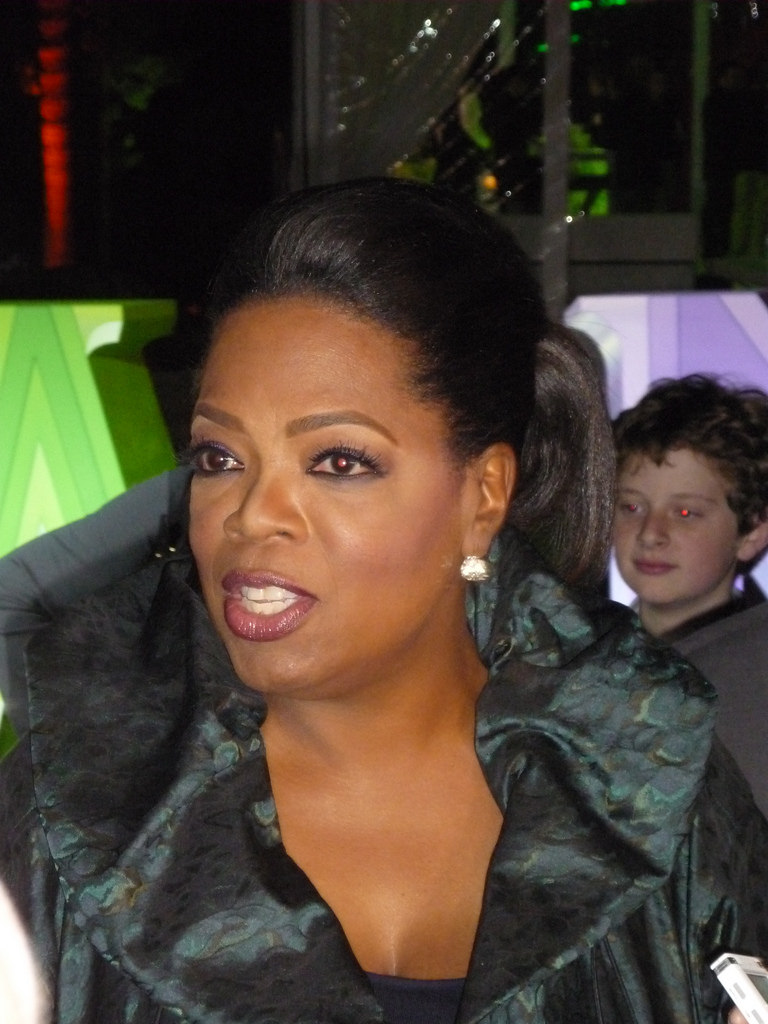 Oprah Winfrey appears in British designer Stella McCartney catwalk show 
