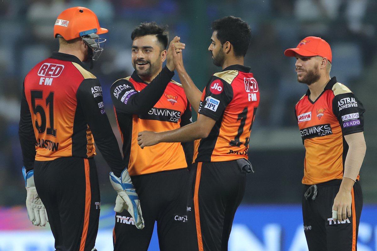 Sunrisers secure first away victory against Delhi Capitals 
