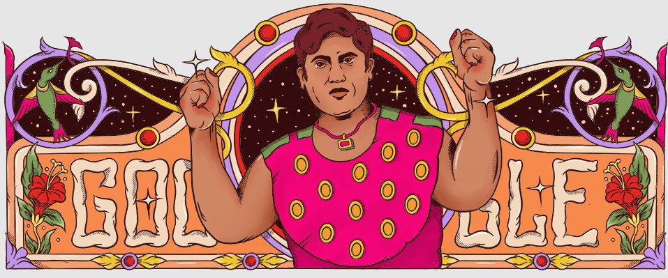 Hamida Banu: Google Doodle Honors India’s First Professional Woman Wrestler