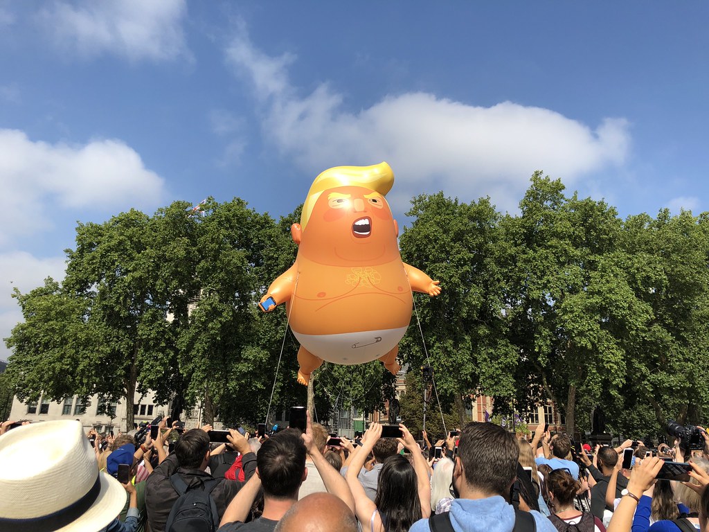 UPDATE 1-'Trump baby' balloon to fly outside British parliament as big protests expected