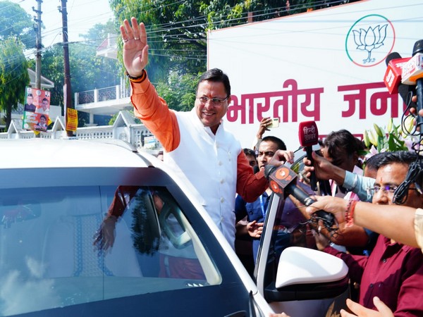 Uttarakhand: CM Dhami joins celebrations with workers in Dehradun after BJP wins 3 seats