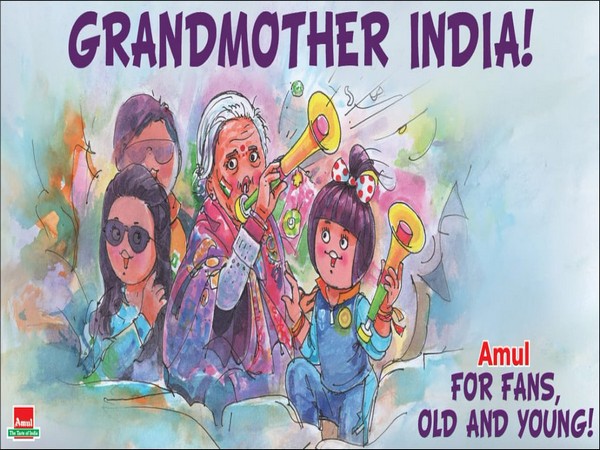 Amul India celebrates viral 87-year old cricket fan
