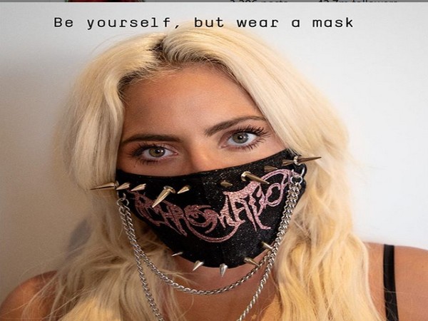 Lady Gaga flaunts 'Chromatica' themed mask, says 'be yourself, but wear a mask!'