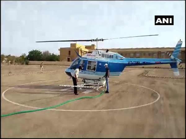 Helicopters deployed in Jaisalmer to combat locust attack