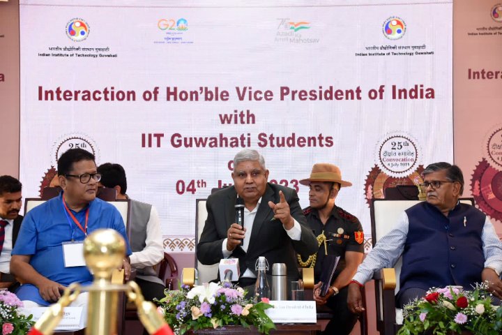 VP calls IIT Guwahati students to make corruption-free and tolerant society