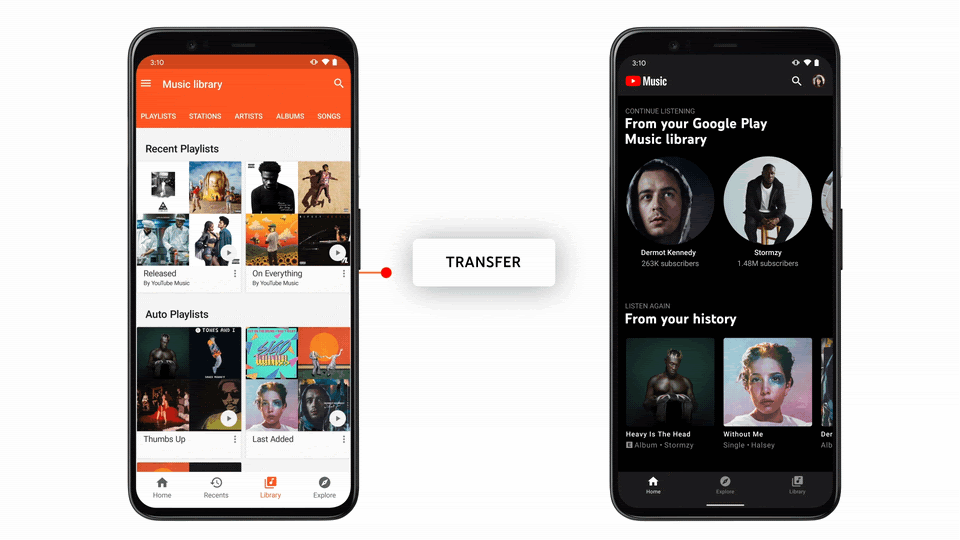 Migrate your Google Play Music data over to YouTube Music by Dec 2020
