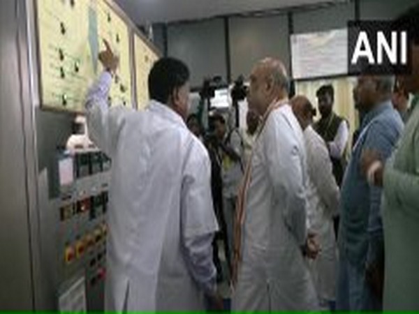 Amit Shah visits Nandini dairy plant in Bengaluru