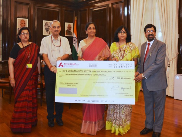 SPMCIL pays dividend of Rs 218 crore to govt for FY19
