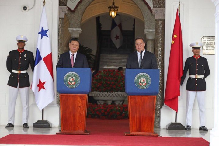 Panama and China sign multiple cooperation accords on Xi's inaugural visit