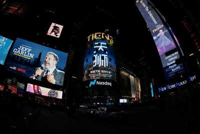 TIENS Group Featured on the NASDAQ Screen in New York's Times Square