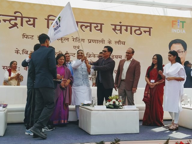 Fit India School Rating brochure, flag unveiled by HRD and Sports Ministers 