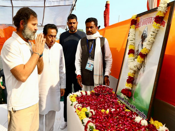 MP: Rahul Gandhi pays tribute to freedom fighter Tantia Bheel on his death anniversary