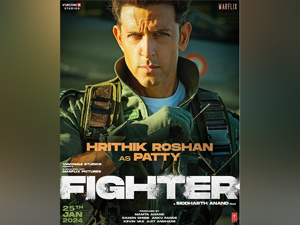   Meet Hrithik Roshan as Squadron Leader Shamsher Pathania aka Patty, new poster of 'Fighter' unveiled 