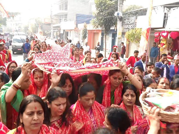 Historic Chunri Offering Highlights Festivities at Nepal's Janaki Temple