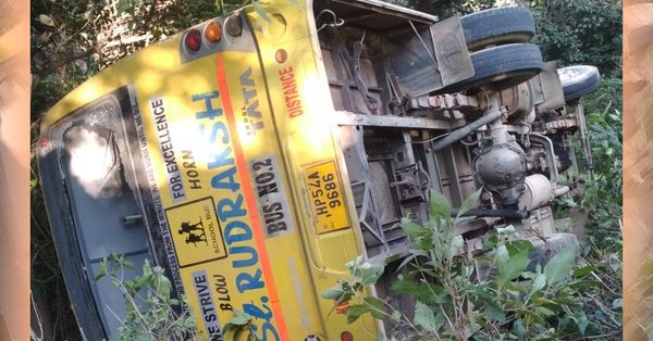 Himachal: 6 killed as school bus rolled into gorge in Sirmaur district