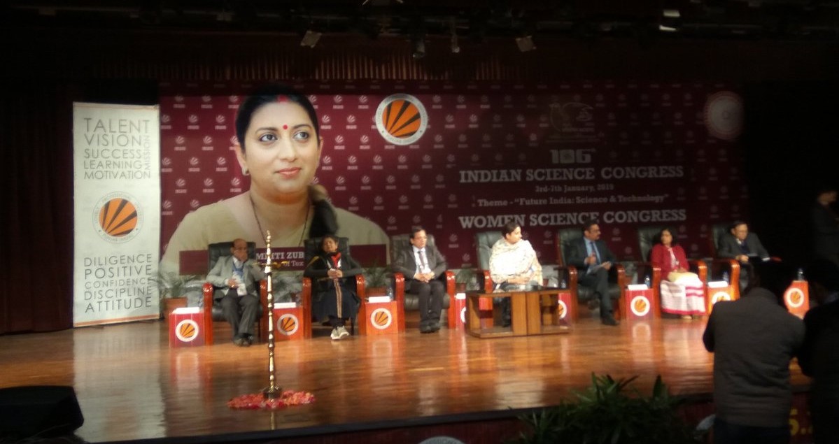 Indian women contribute only 14 pct to science: Smriti Irani