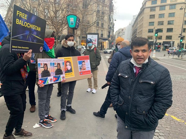 Protest organised outside Canadian Embassy in Paris to demand justice for Karima Baloch 